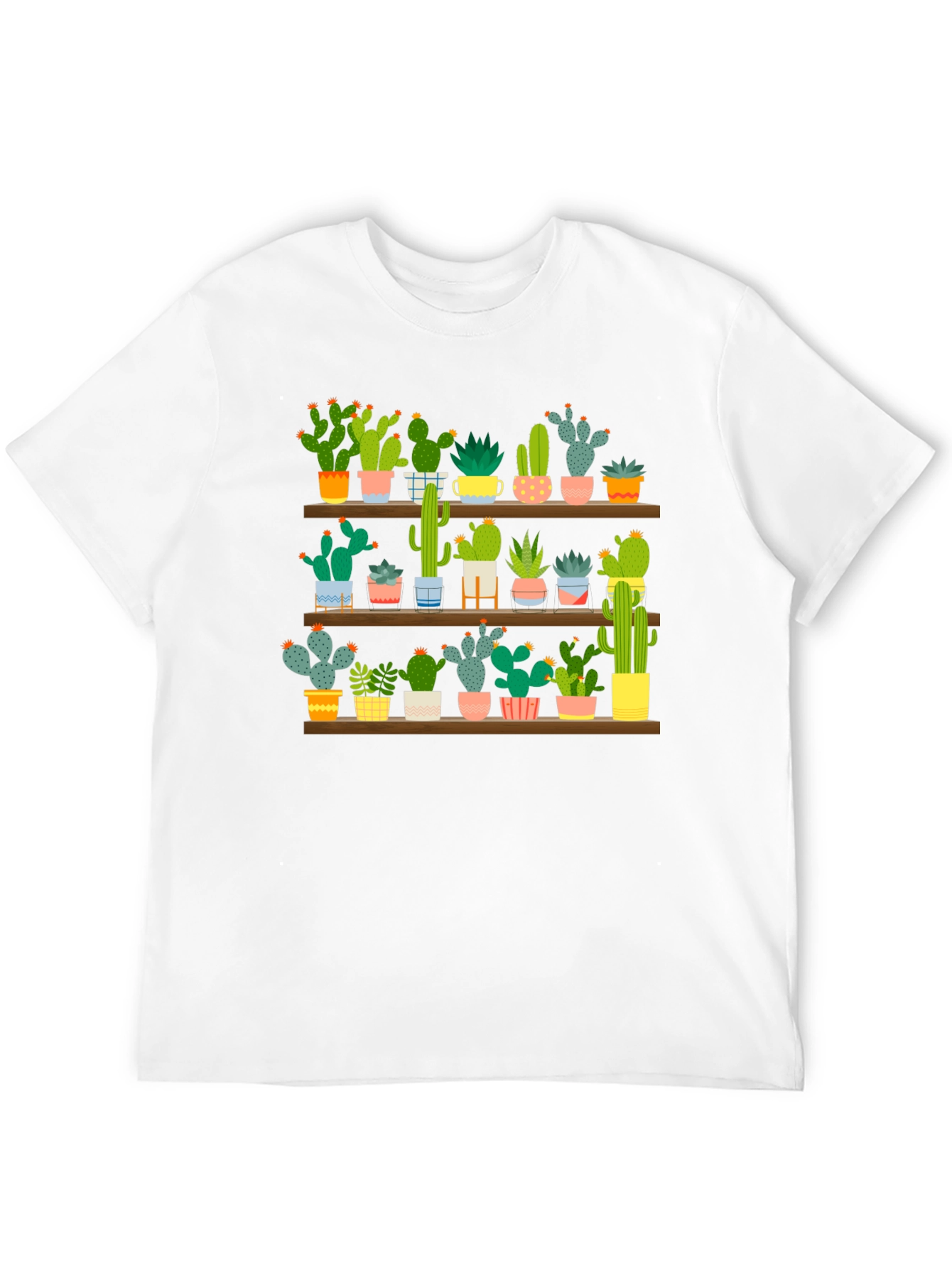 Cactus Shelf Graphic T-Shirt