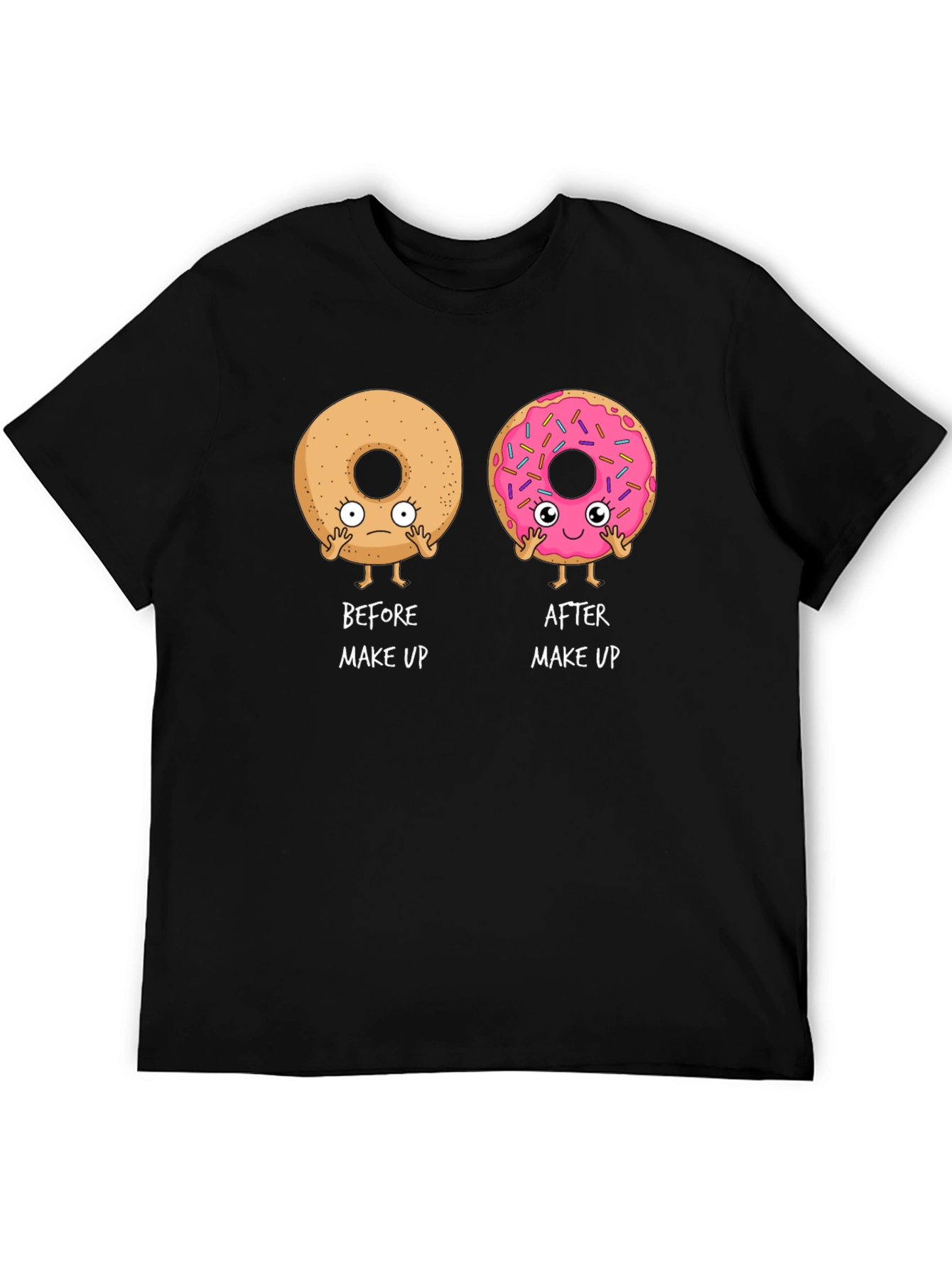 Funny Donut Makeup T-Shirt