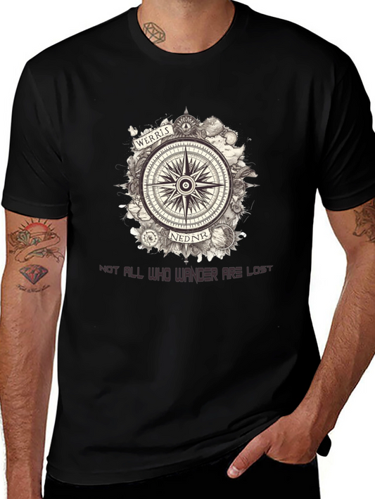 Werris Nednr Compass Graphic Tee - Wanderlust Edition