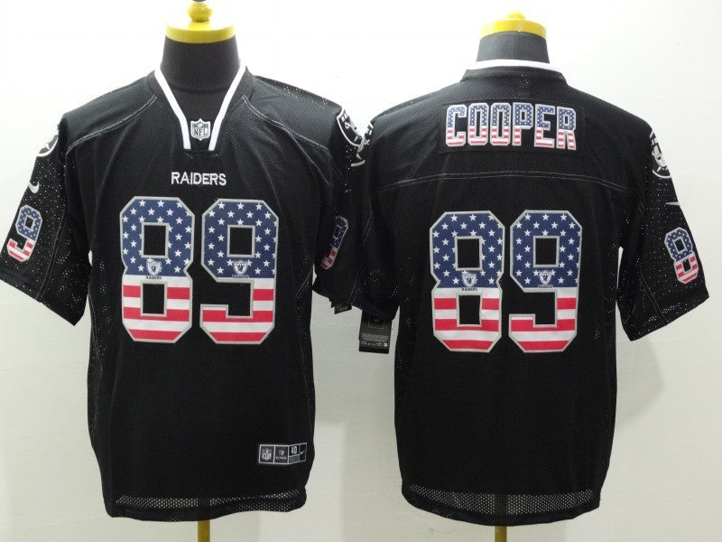 Men's Las Vegas Raiders Amari Cooper #89 Black Player Game Jerseys