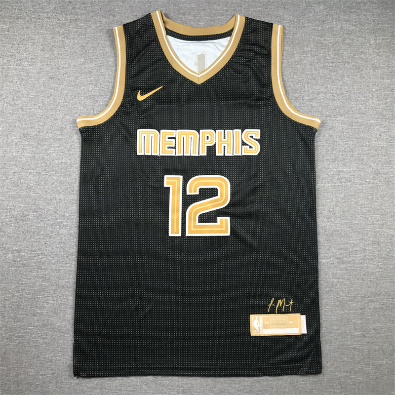 Men's Memphis Grizzlies Ja Morant #12 Black Select Series Swingman Jerseys