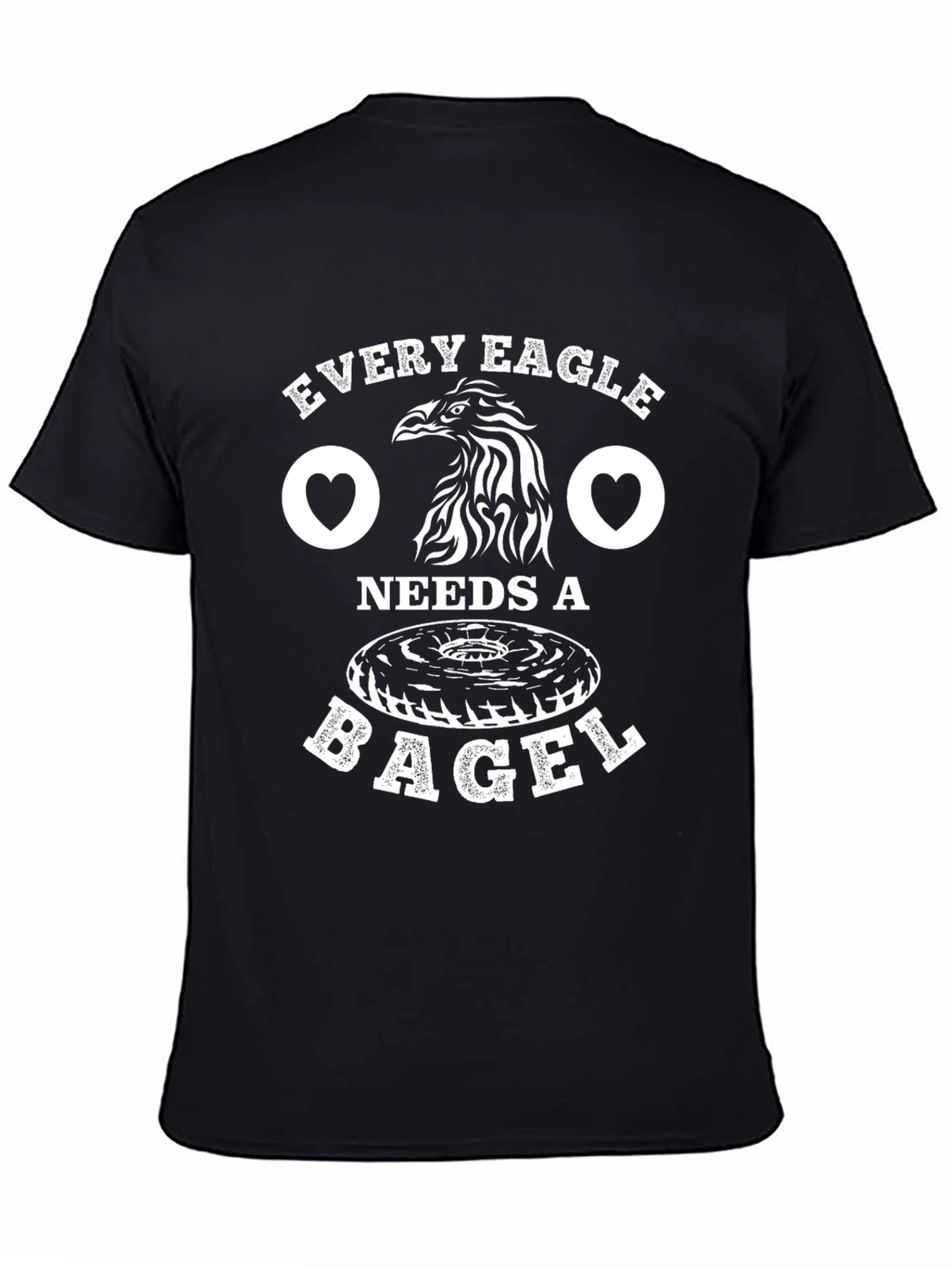 Every Eagle Needs A Bagel Graphic T-Shirt