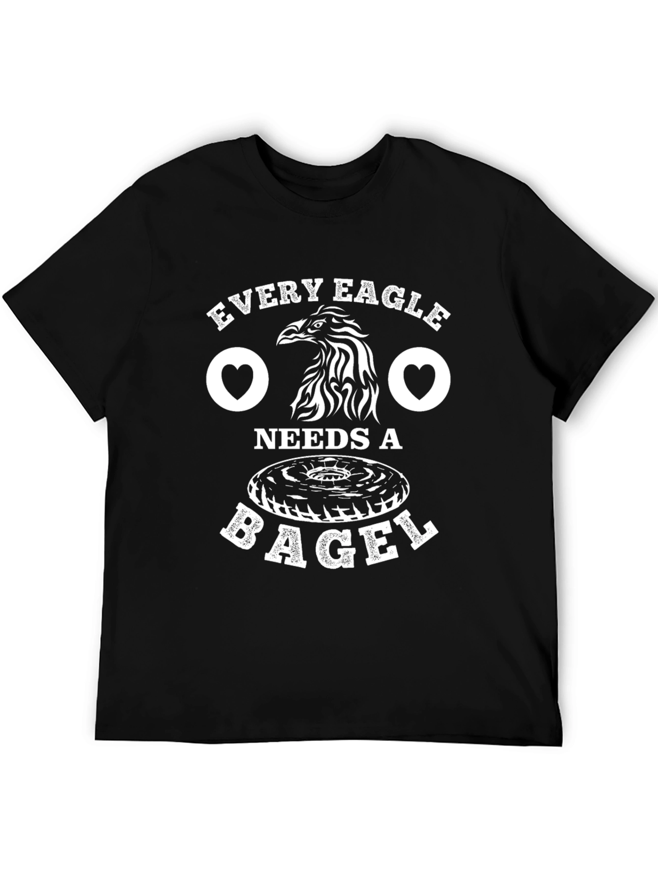 Every Eagle Needs A Bagel Graphic T-Shirt