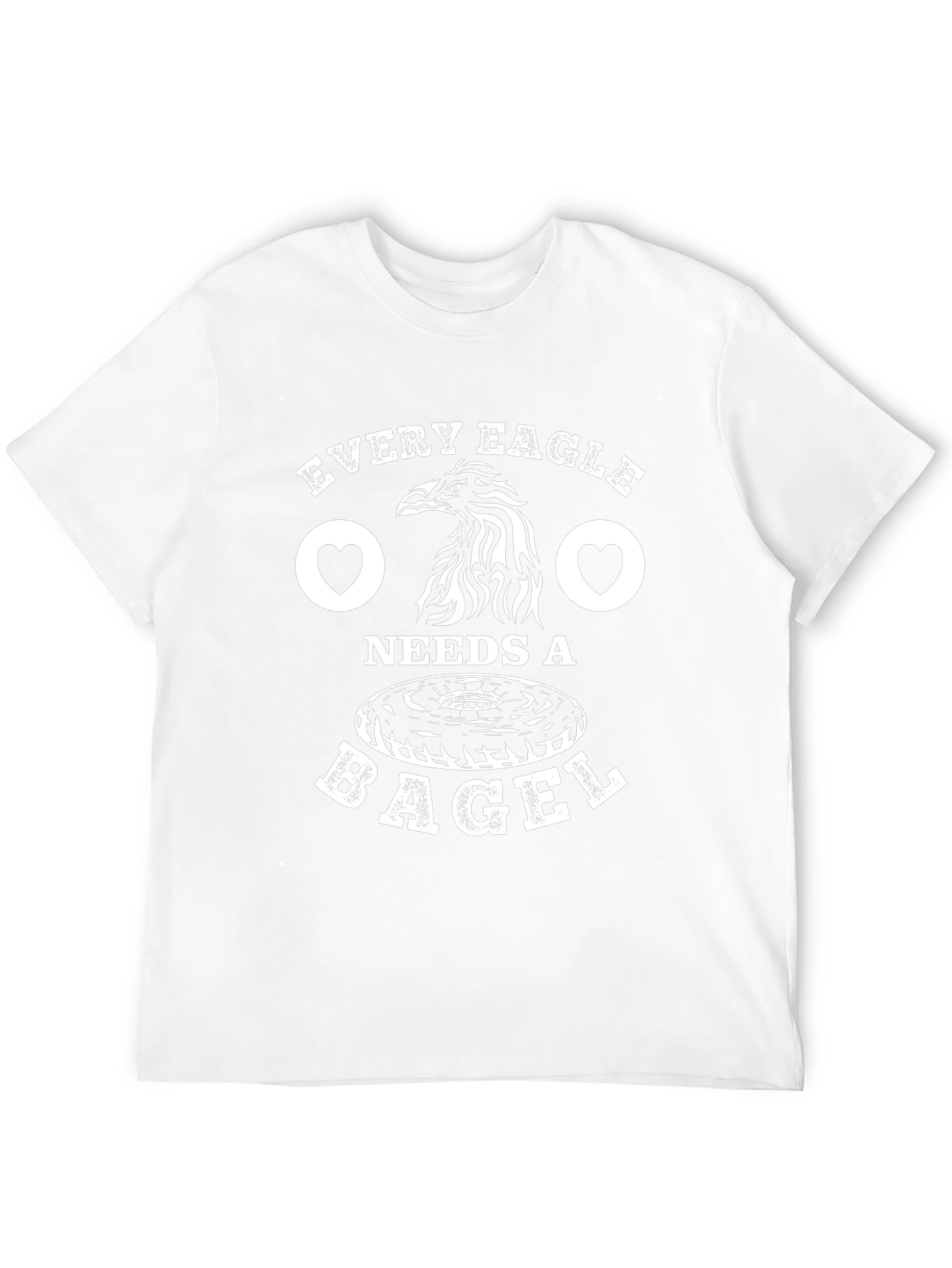 Every Eagle Needs A Bagel Graphic T-Shirt