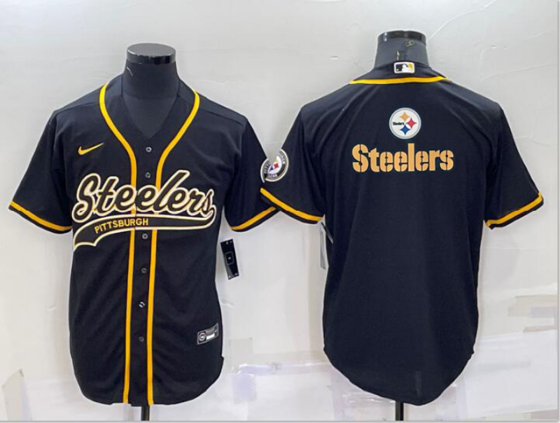 Men's Pittsburgh Steelers Black Fashion Jerseys