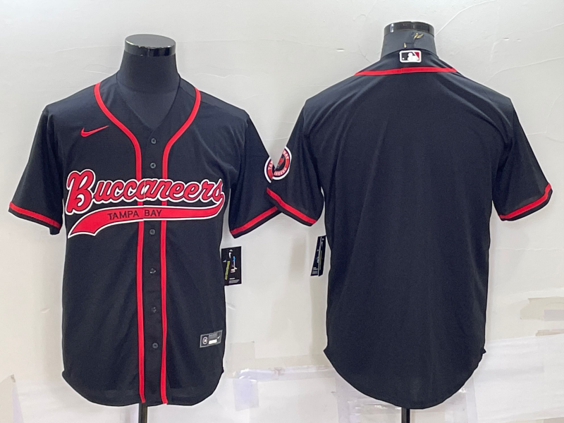 Men's Tampa Bay Buccaneers Black Blank Jerseys