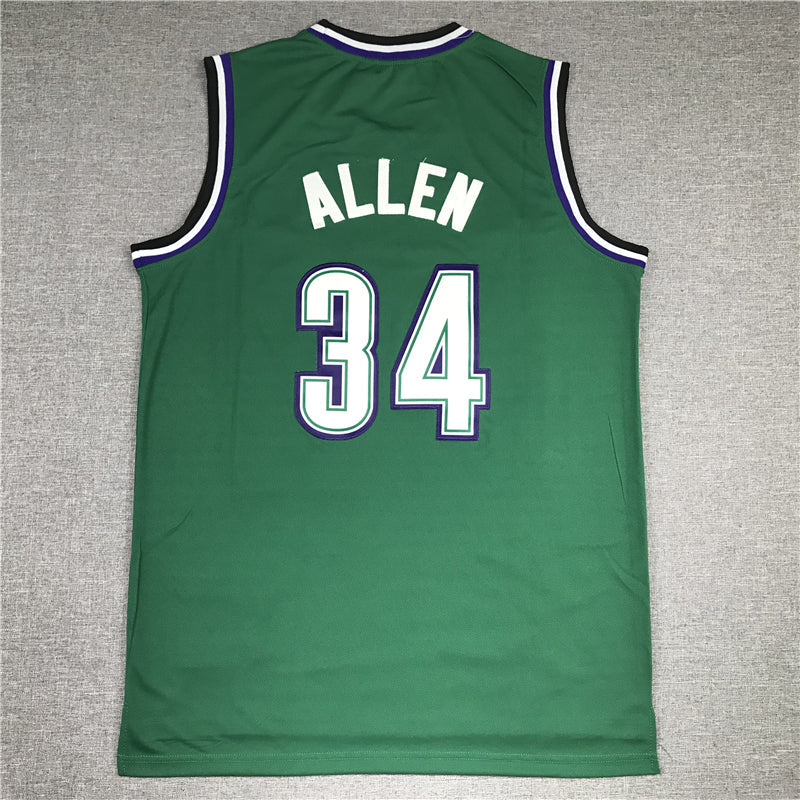 Men's Milwaukee Bucks Giannis Antetokounmpo #34 NBA Replica Player Jerseys - Retro Green