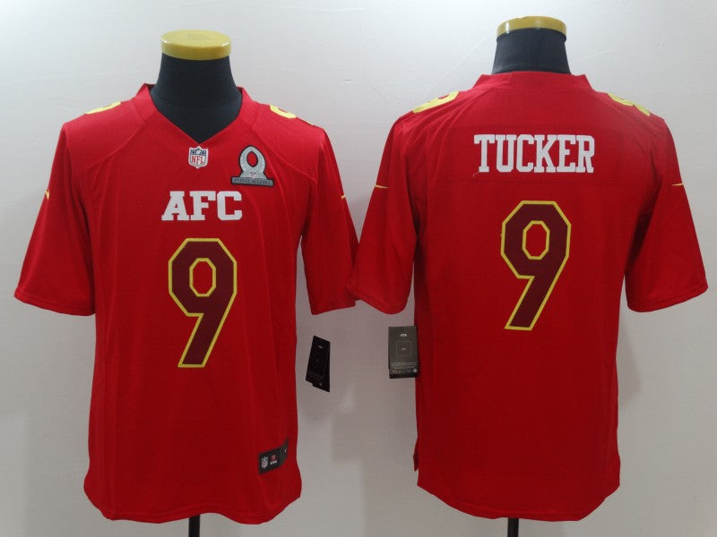 Men's Baltimore Ravens Justin Tucker #9 Red Game Jerseys