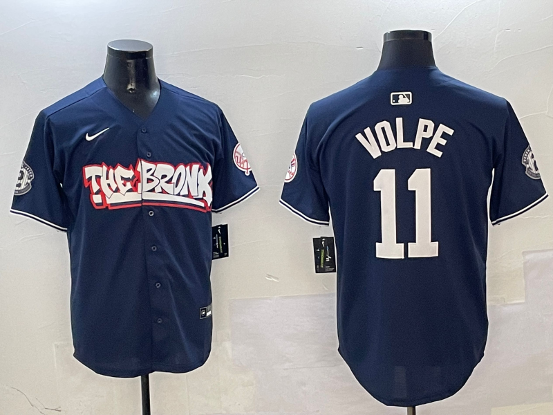 Men's New York Yankees Anthony Volpe Navy Limited Player Jerseys