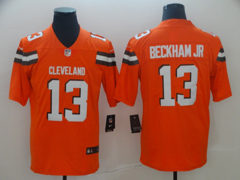 Men's Cleveland Browns Odell Beckham Jr. Orange Game Jerseys