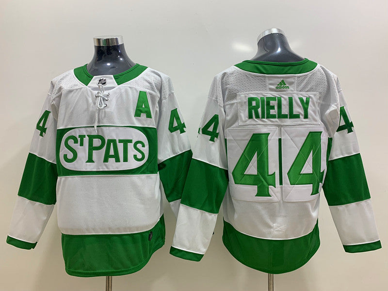 Men's Toronto Maple Leafs Morgan Rielly #44 White Authentic Player Jerseys
