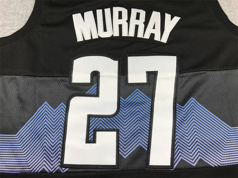 Men's Denver Nuggets Jamal Murray #27 Black 2023/24 Swingman Jerseys - City Edition
