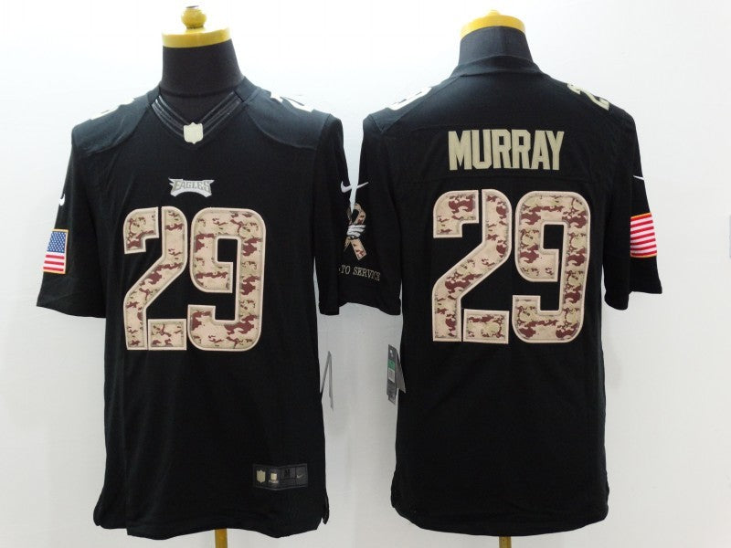 Men's Philadelphia Eagles DeMarco Murray #29 Black Game Player Jerseys