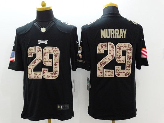 Men's Philadelphia Eagles DeMarco Murray #29 Black Game Player Jerseys