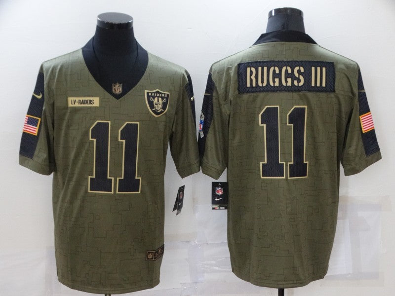 Men's Las Vegas Raiders Henry Ruggs III #11 Brown Game Jerseys