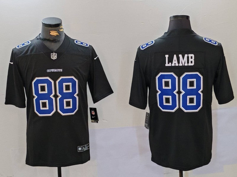 Men's Dallas Cowboys CeeDee Lamb Black Game Player Jerseys