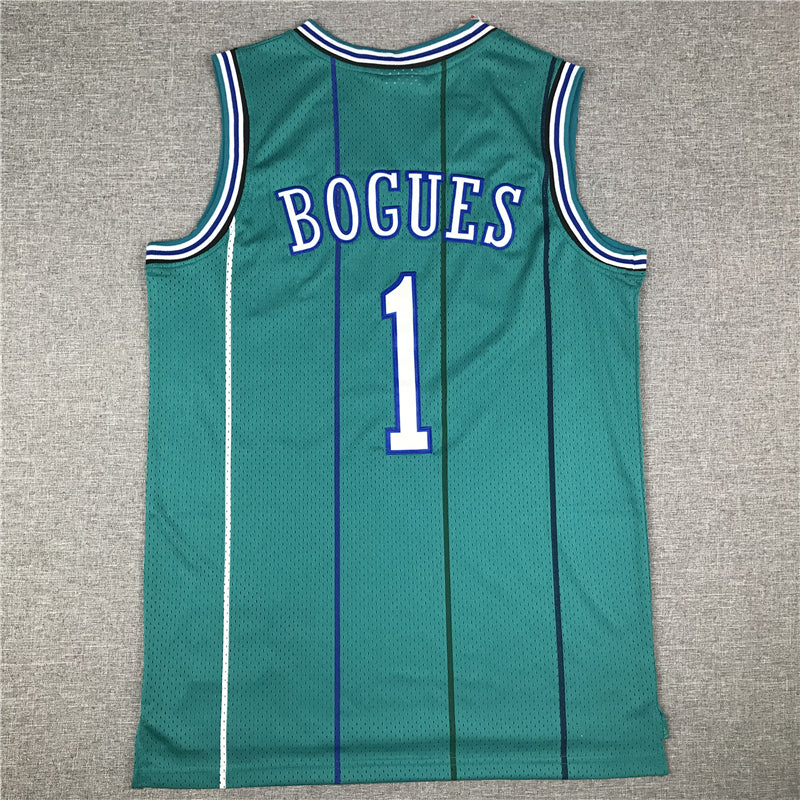 Men's Charlotte Hornets Muggsy Bogues 1992-93 Hardwood Classics Swingman Jerseys