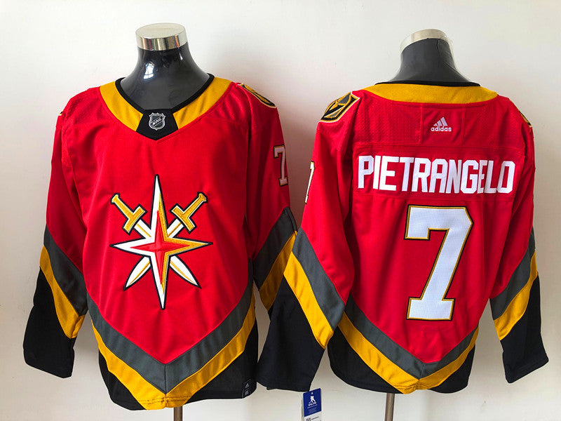 Men's Vegas Golden Knights Alex Pietrangelo #7 Red Breakaway Player Jerseys