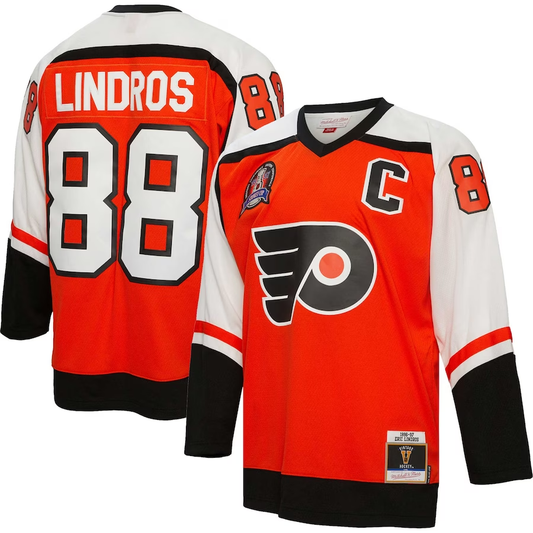 Men's Philadelphia Flyers Eric Lindros #88 Orange Replica Player Jerseys