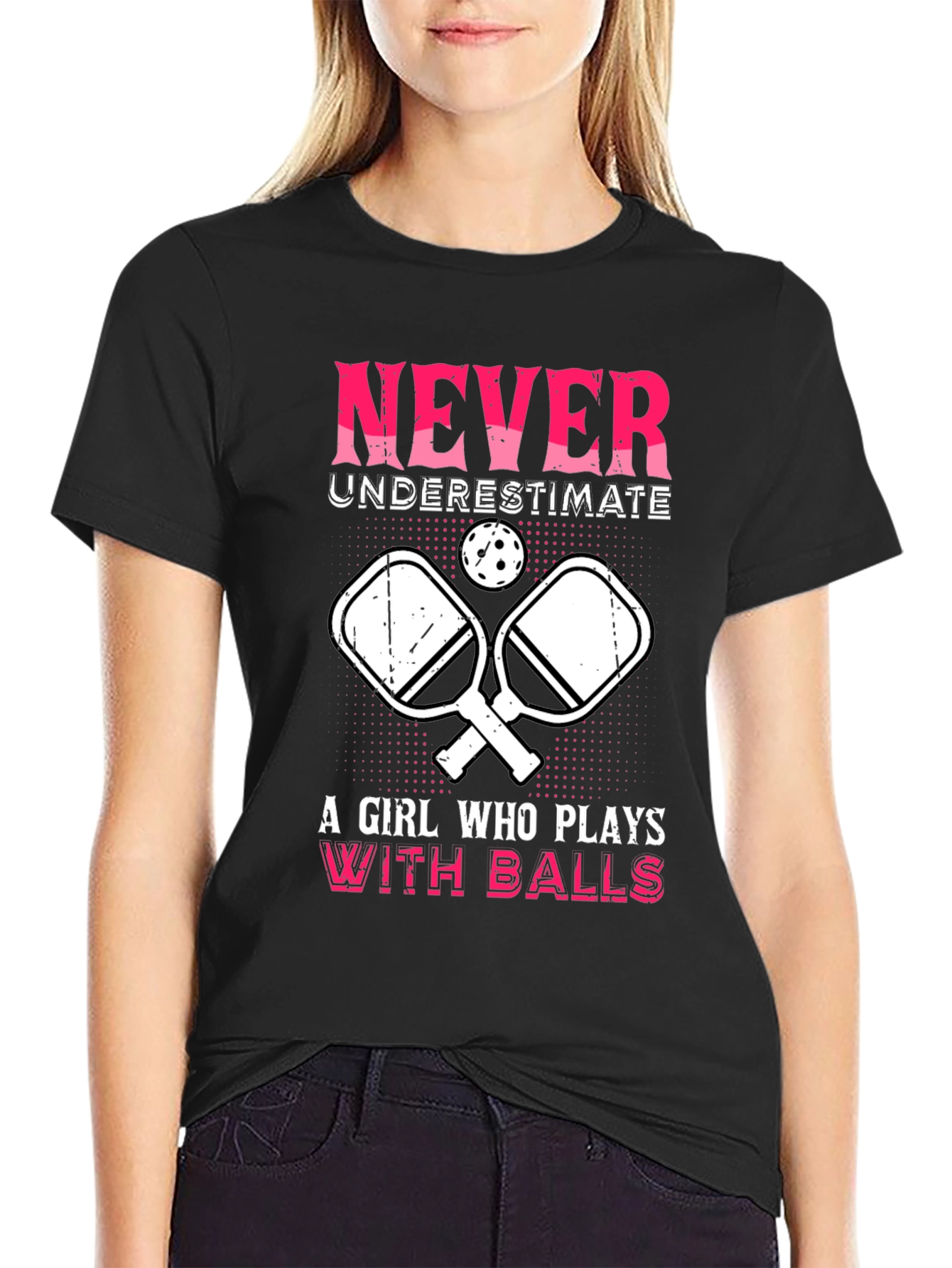 Never Underestimate Pickleball T-Shirt