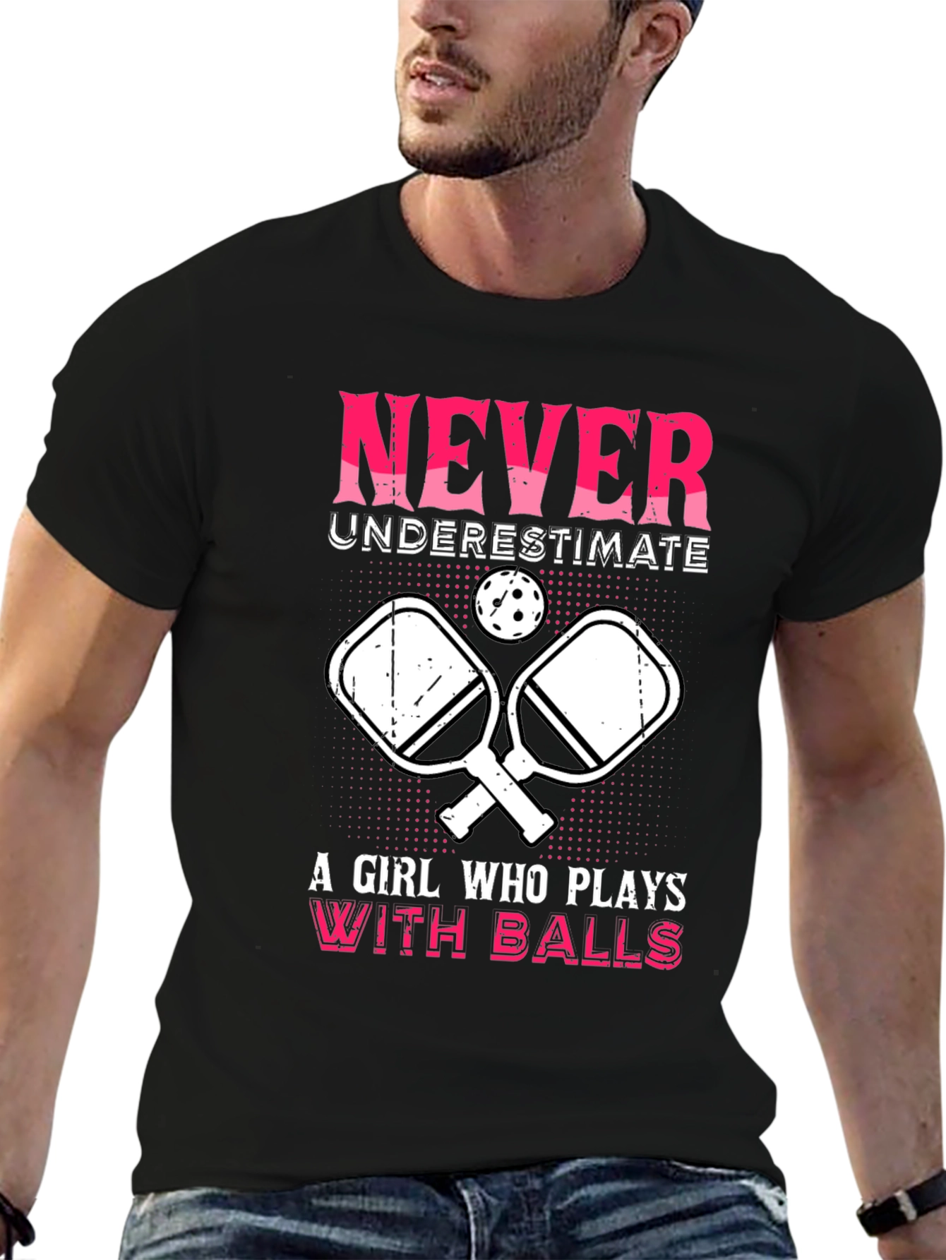 Never Underestimate Pickleball T-Shirt