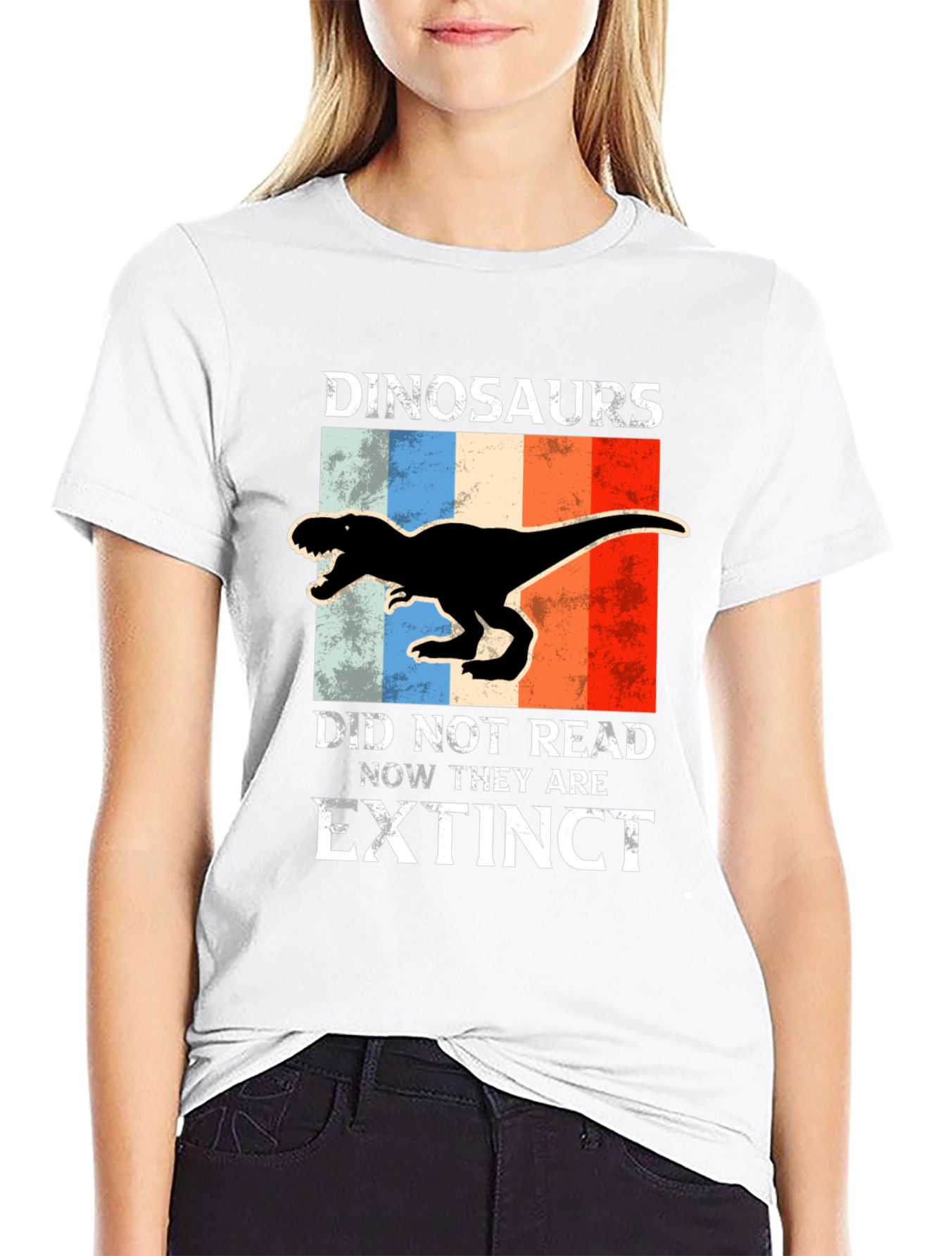 Dinosaurs Did Not Read Extinct T-Shirt