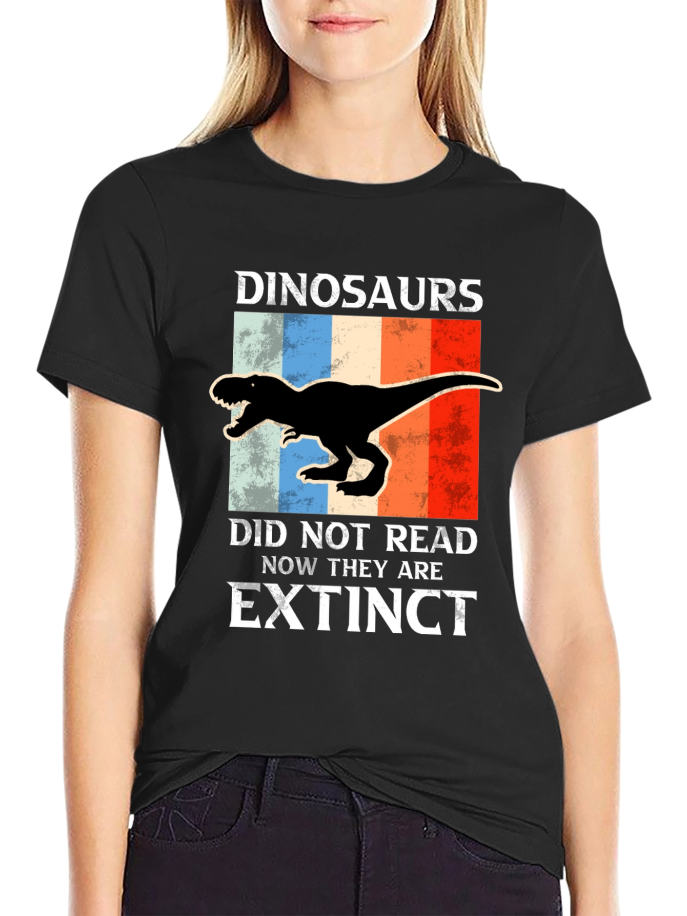 Dinosaurs Did Not Read Extinct T-Shirt