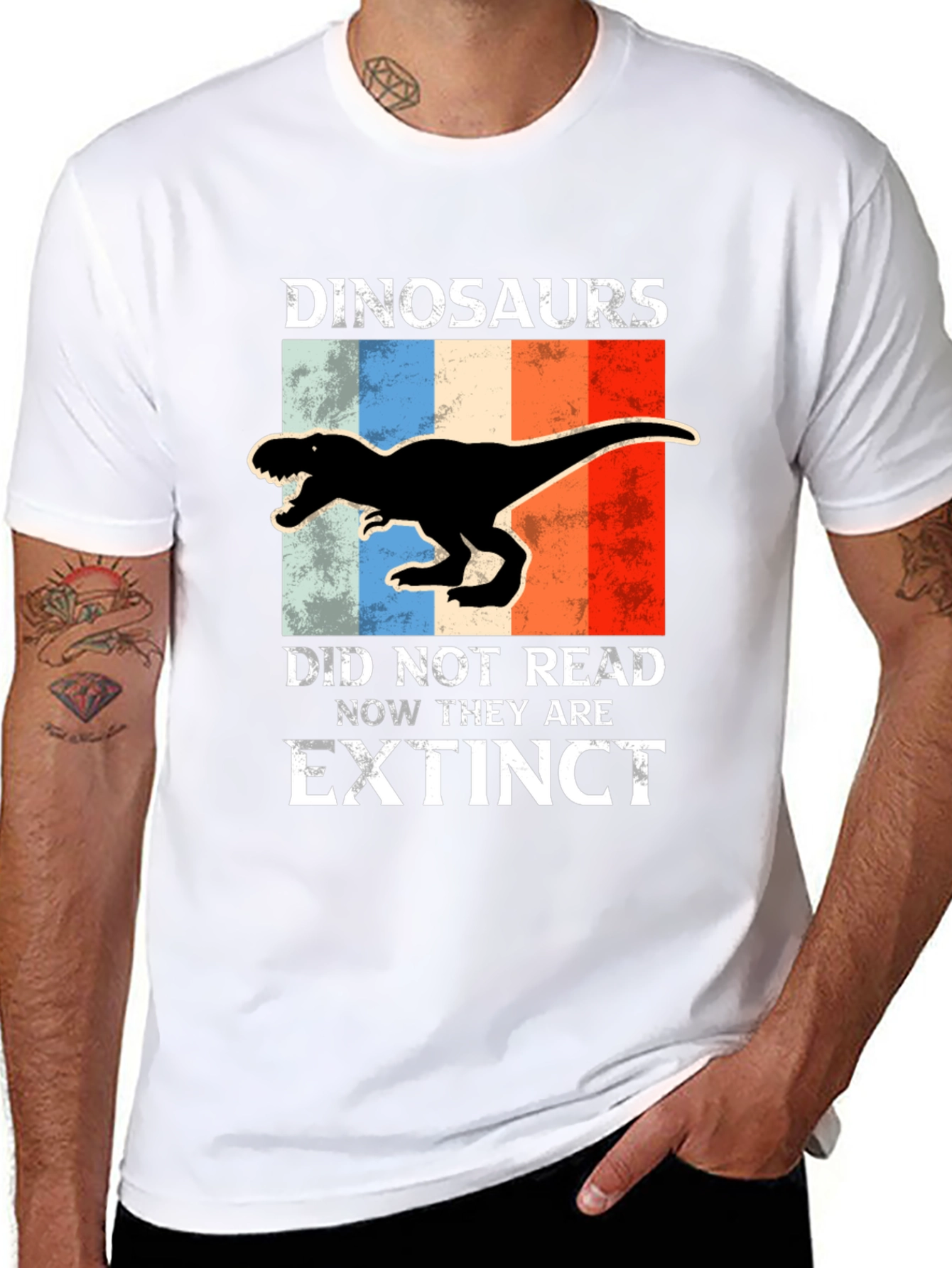 Dinosaurs Did Not Read Extinct T-Shirt