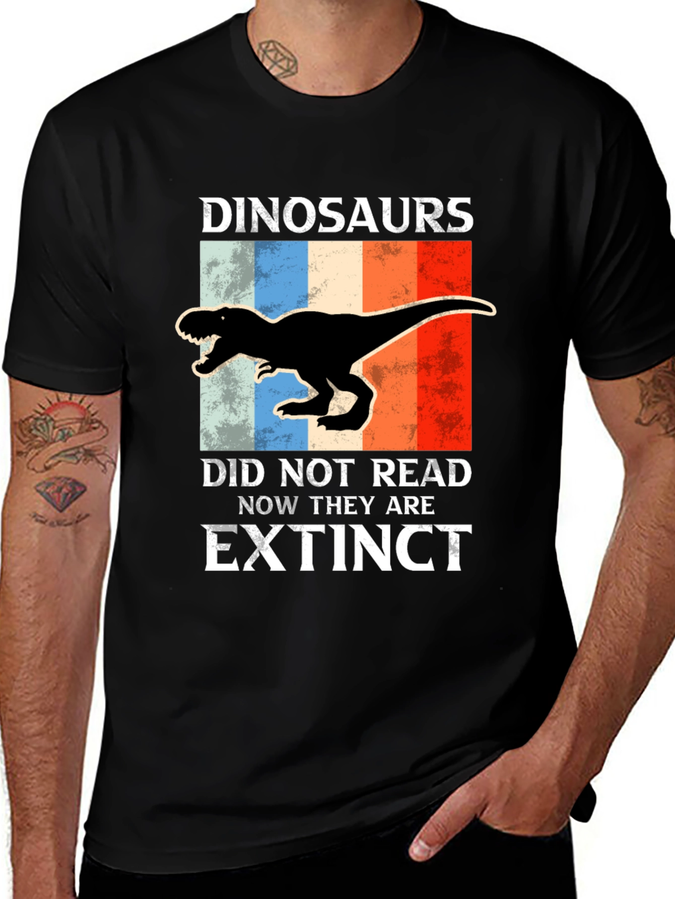 Dinosaurs Did Not Read Extinct T-Shirt