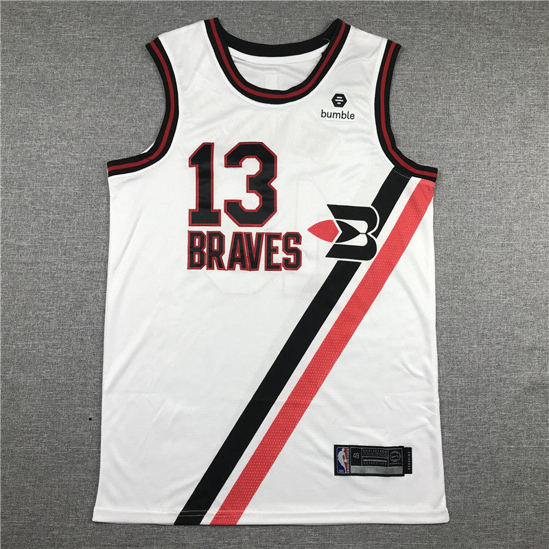Men's LA Clippers Paul George #13 NBA Classics Jerseys - Retro White