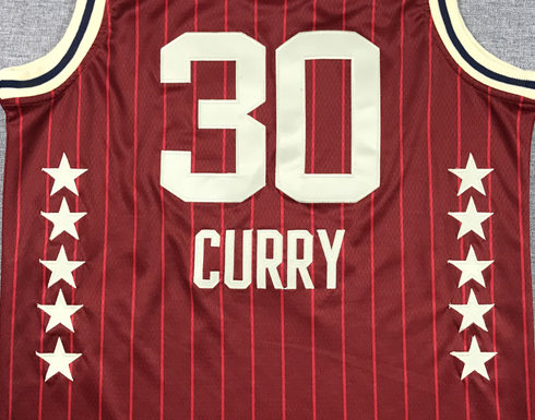 Men's Golden State Warriors Stephen Curry #30 Red 2024 NBA All-Star Game Swingman Jerseys