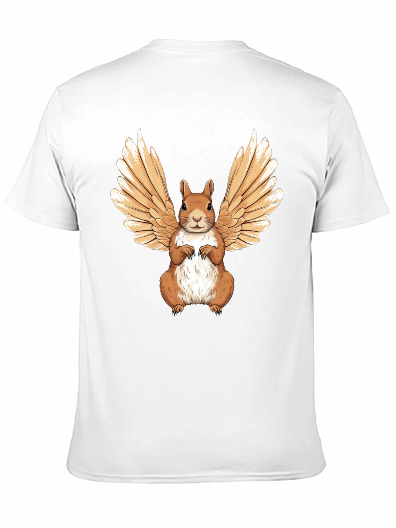 Winged Squirrel Graphic Tee - Unique & Stylish