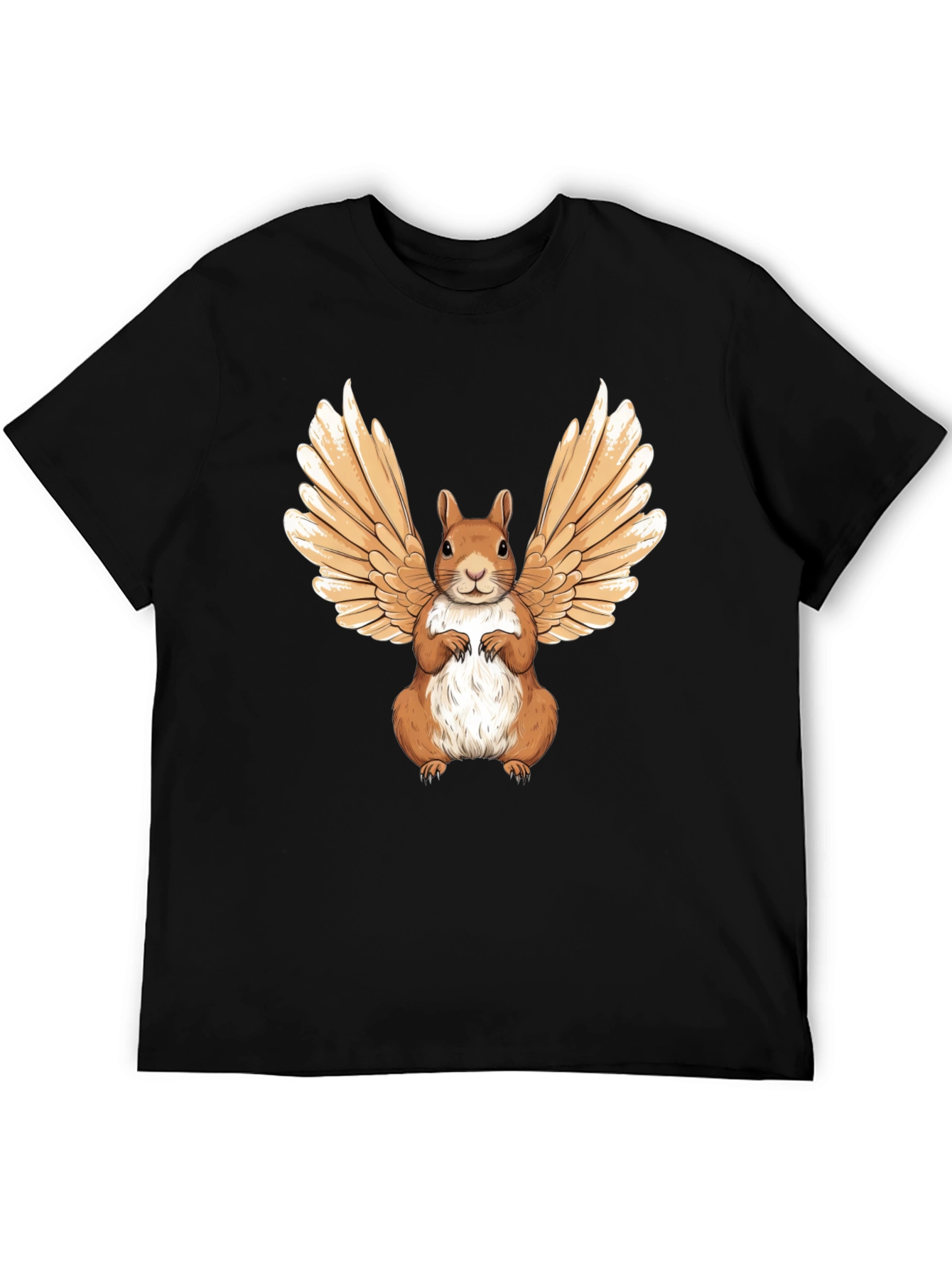 Winged Squirrel Graphic Tee - Unique & Stylish