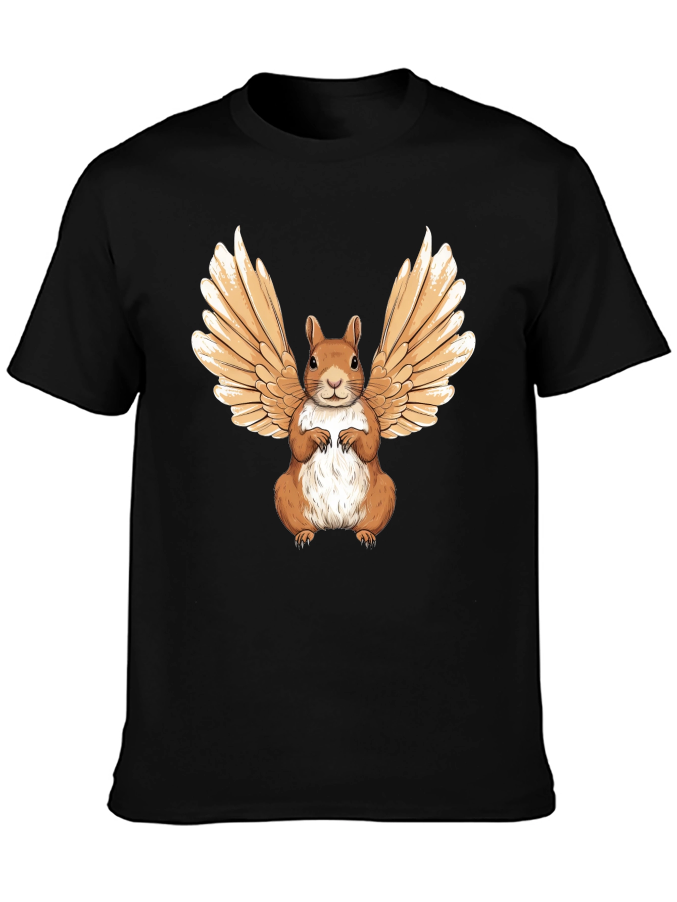 Winged Squirrel Graphic Tee - Unique & Stylish