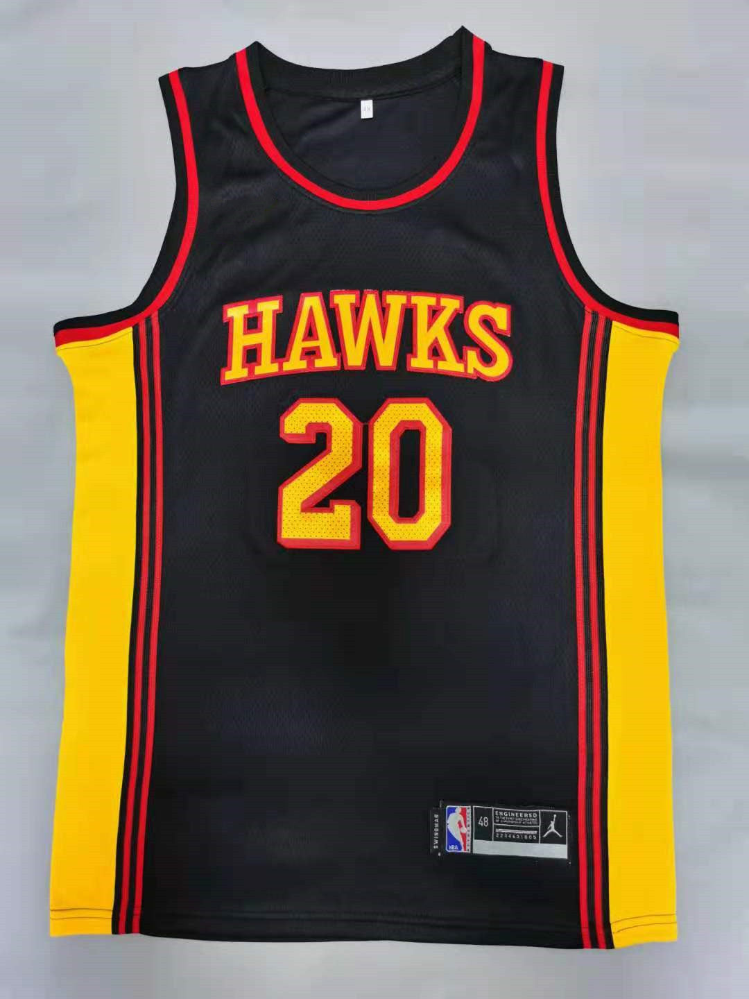 Men's Atlanta Hawks John Collins #20 Black 2020/21 Swingman Jerseys