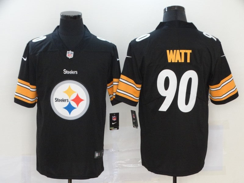 Men's Pittsburgh Steelers T.J. Watt Black Alternate Player Game Jerseys