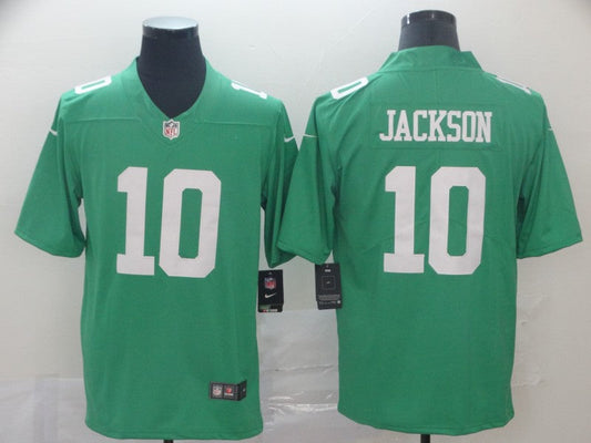 Men's Philadelphia Eagles Desean Jackson #10 Green Game Jerseys