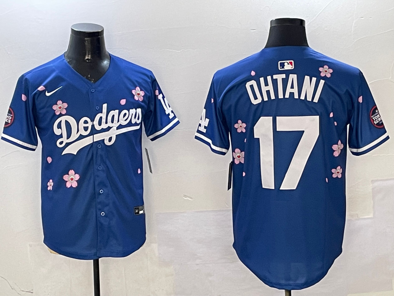Men's Los Angeles Dodgers Shohei Ohtani #17 Royal Alternate Replica Player Jerseys