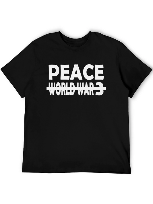 Peace Over World War 3 Graphic T-Shirt