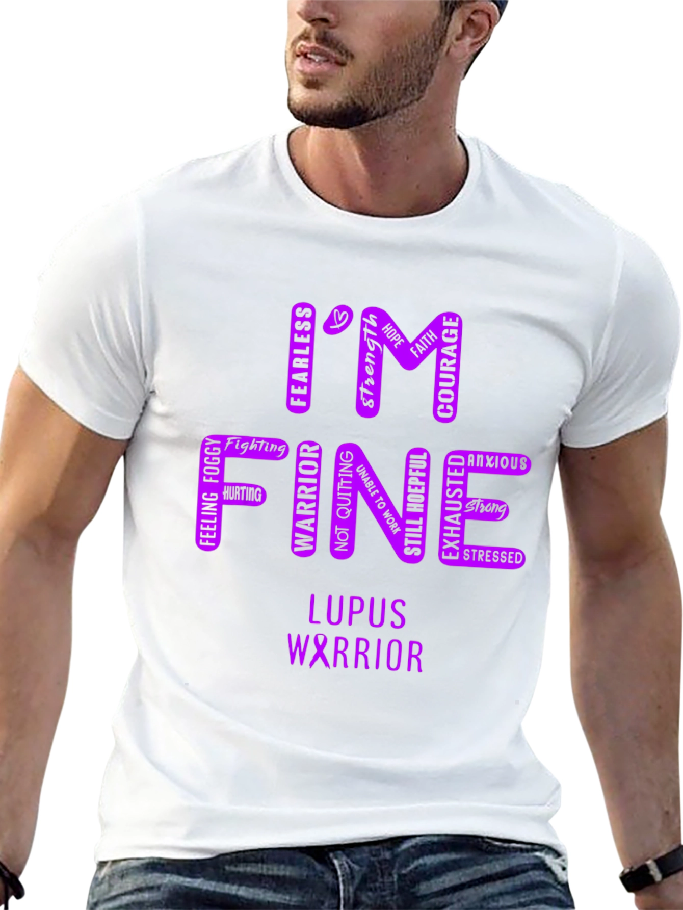 Im Fine Lupus Warrior T-Shirt