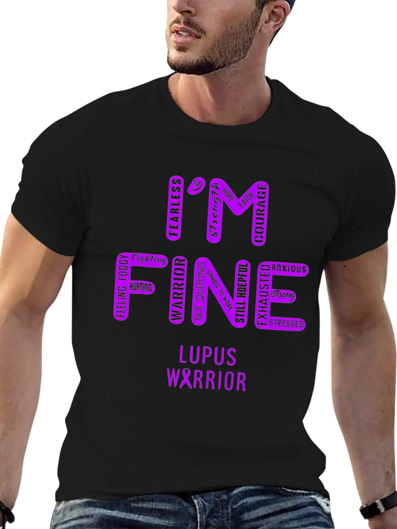 Im Fine Lupus Warrior T-Shirt