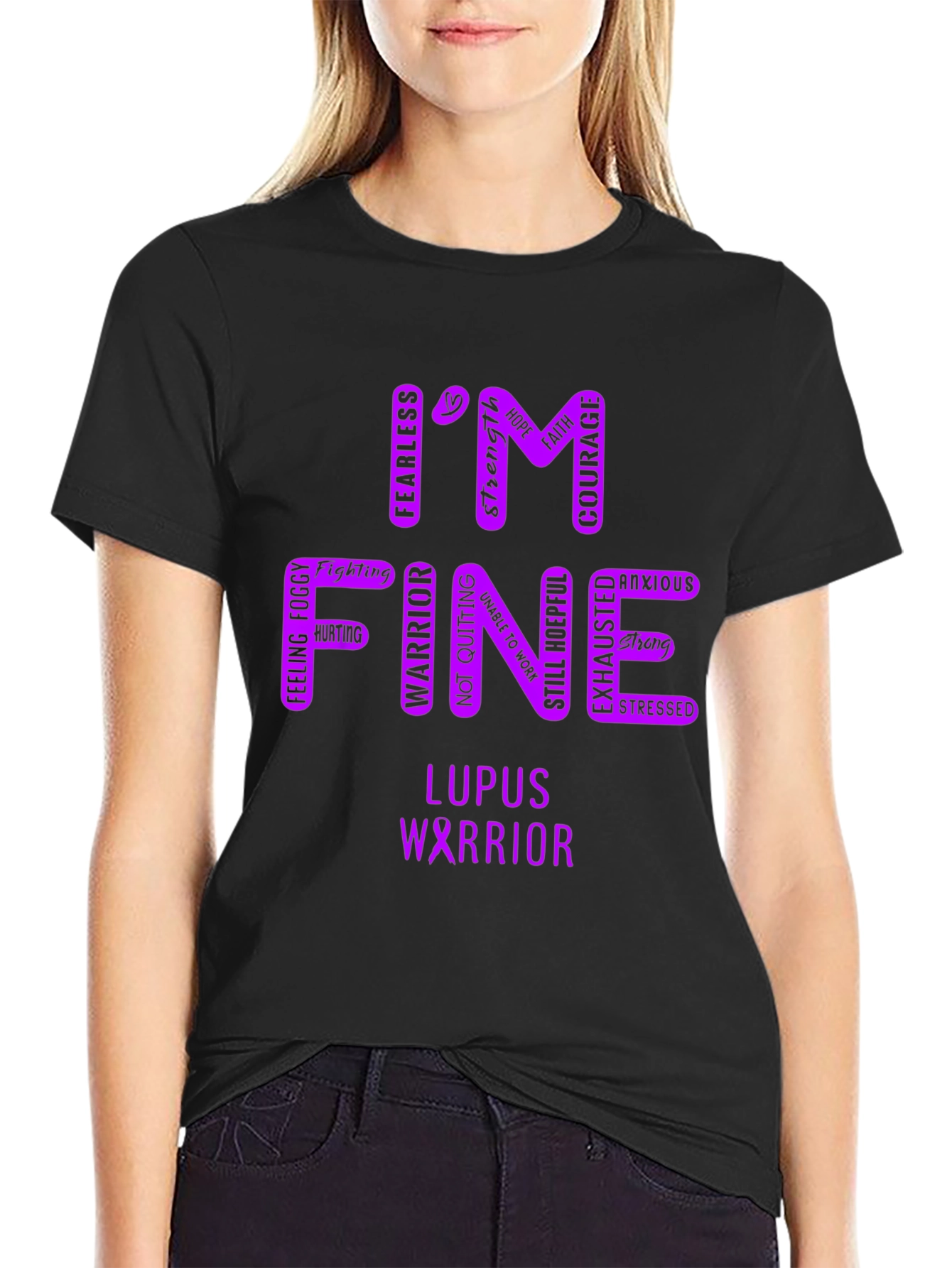 Im Fine Lupus Warrior T-Shirt