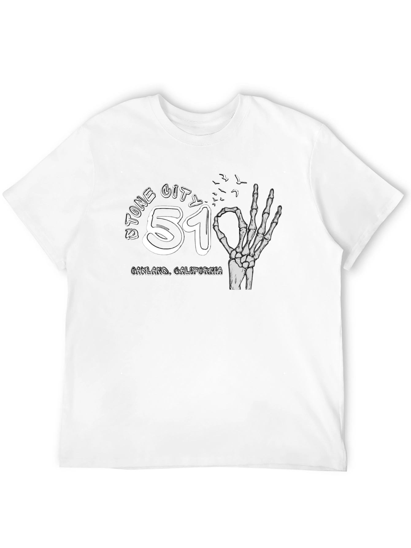 Stone City 51 Skeleton Hand T-Shirt