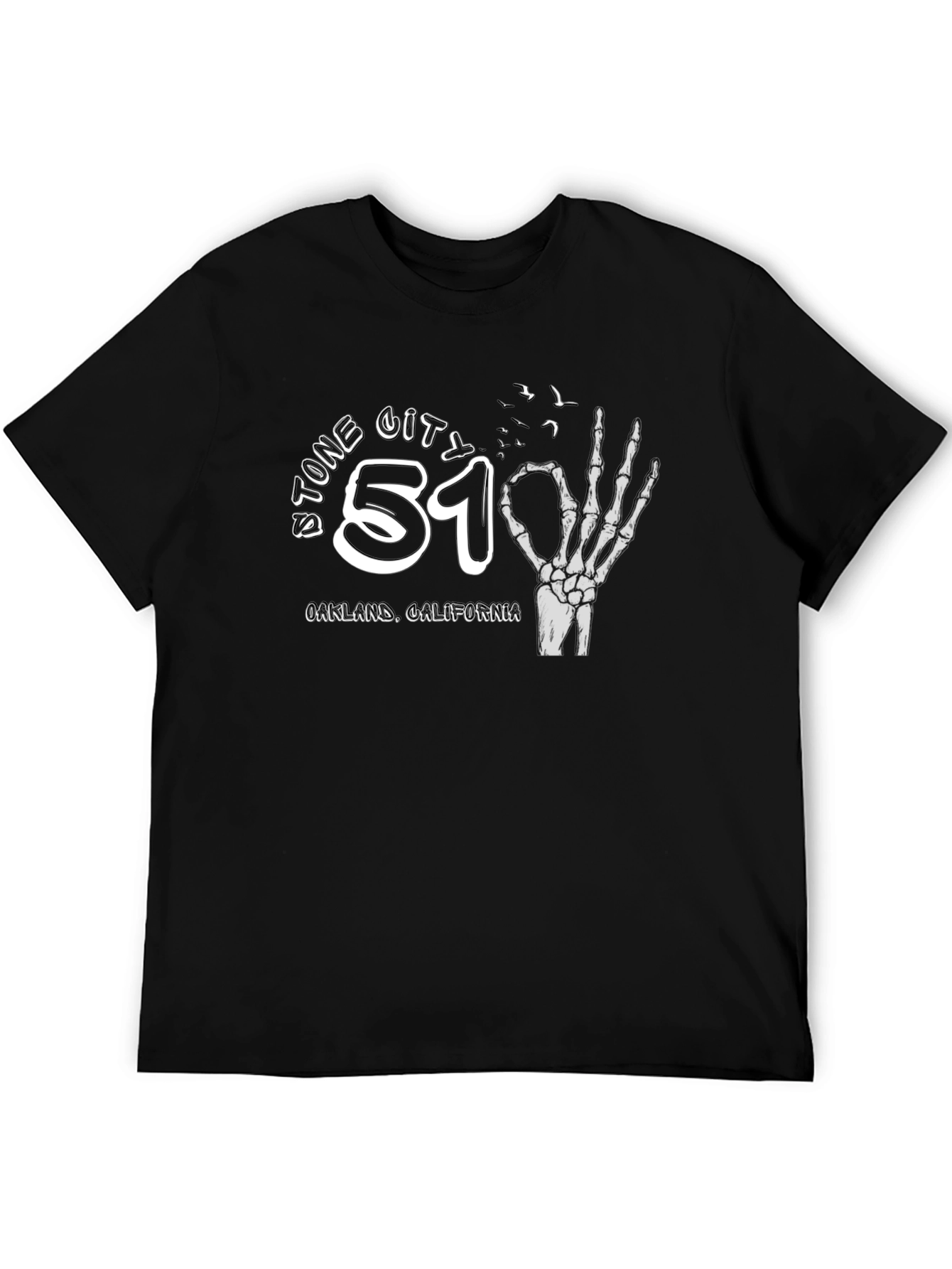 Stone City 51 Skeleton Hand T-Shirt