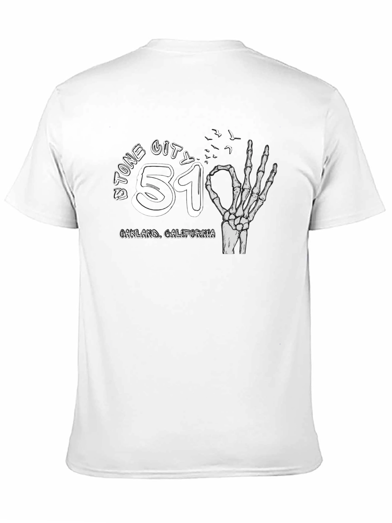 Stone City 51 Skeleton Hand T-Shirt