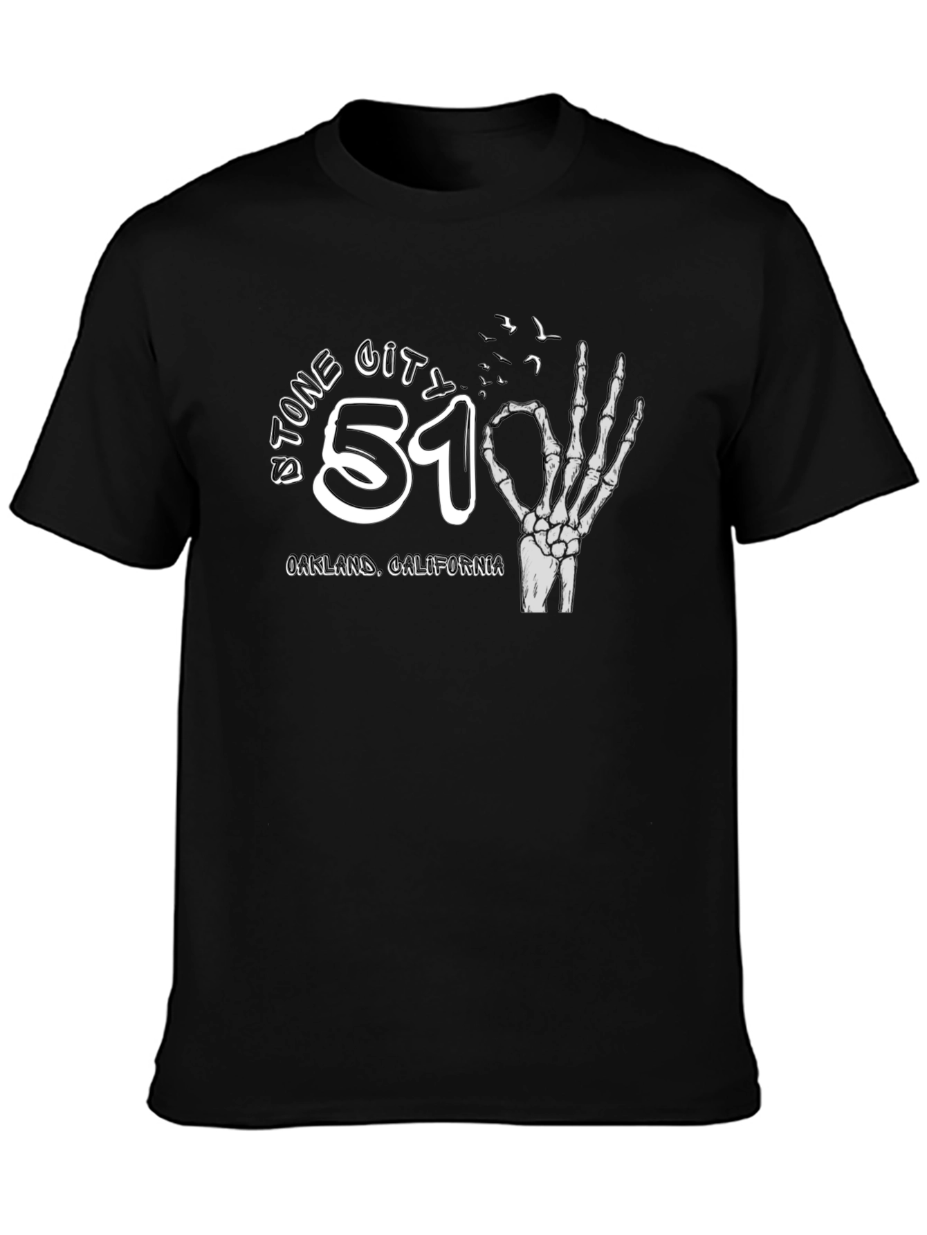 Stone City 51 Skeleton Hand T-Shirt