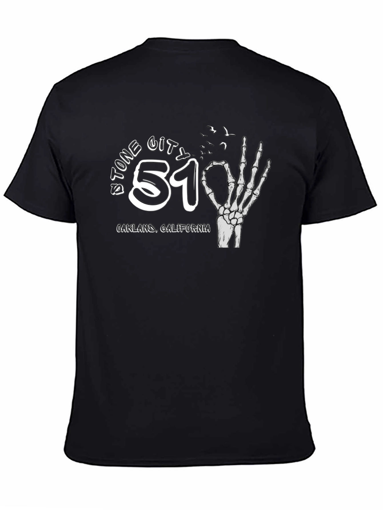 Stone City 51 Skeleton Hand T-Shirt