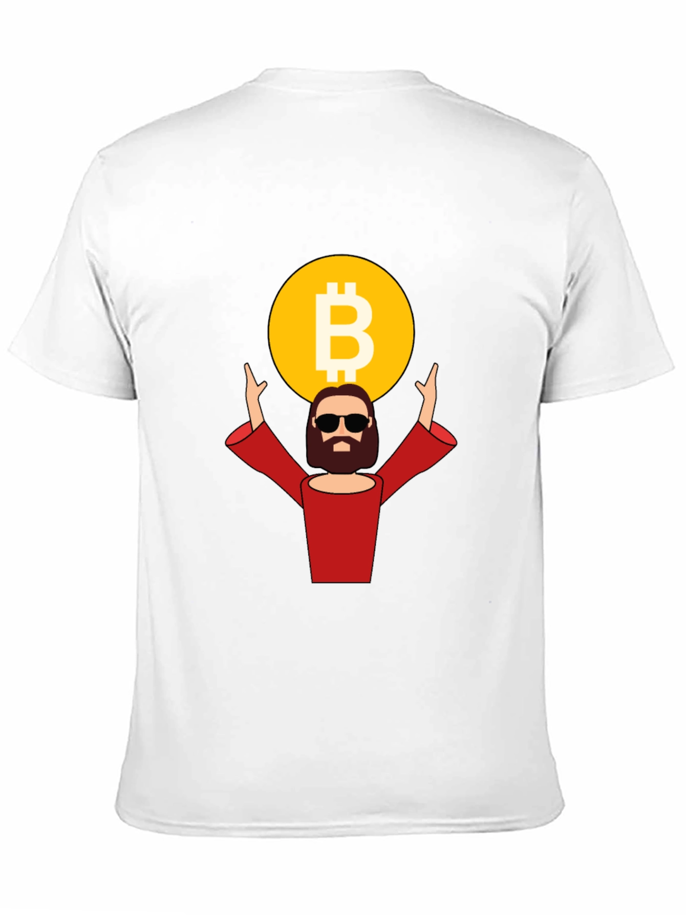 Bitcoin Jesus Black T-Shirt