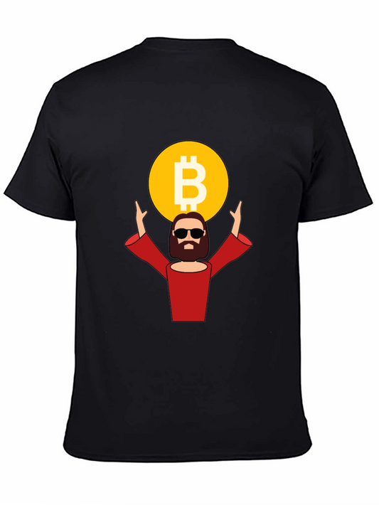 Bitcoin Jesus Black T-Shirt