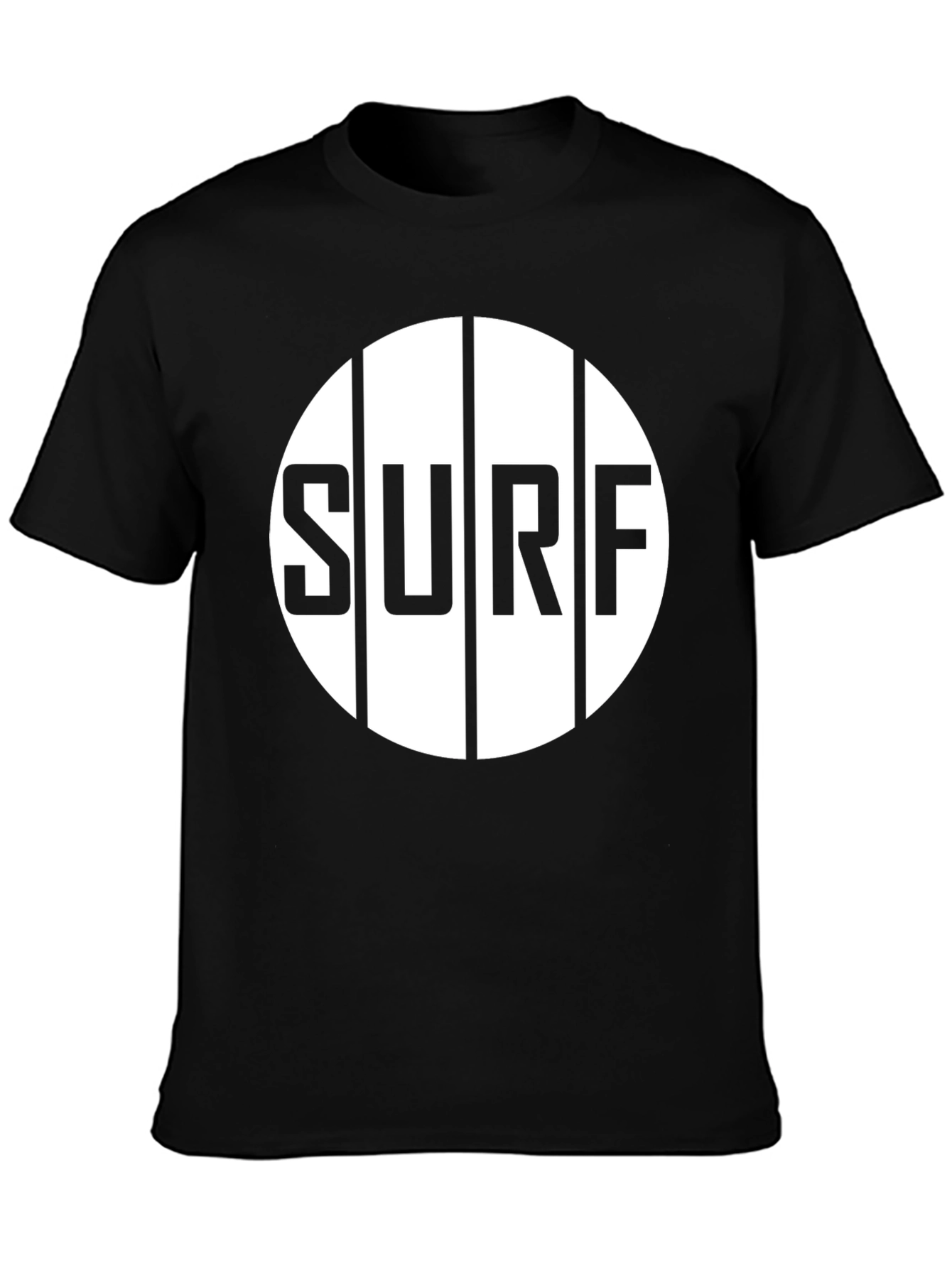 Surf Graphic Tee - Black Casual Shirt
